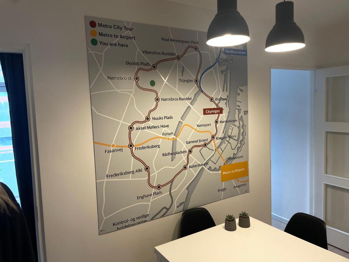 Central Copenhagen Apt With Balcony, Free Parking W Elevator 외부 사진